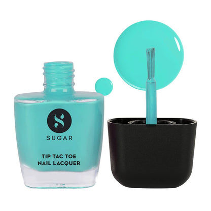 Sugar Cosmetics Tip Tac Toe Nail Lacquer Classic - 14 Teal Tides 10 MILLI_LITRE