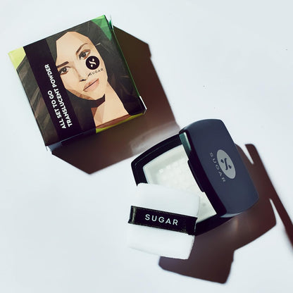 Sugar Cosmetics All Set To Go Translucent Powder - White 7 GRAM