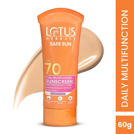 Lotus Herbals Safe Sun Daily Multi-Function Sunblock Spf 70 PA+++ 60 g