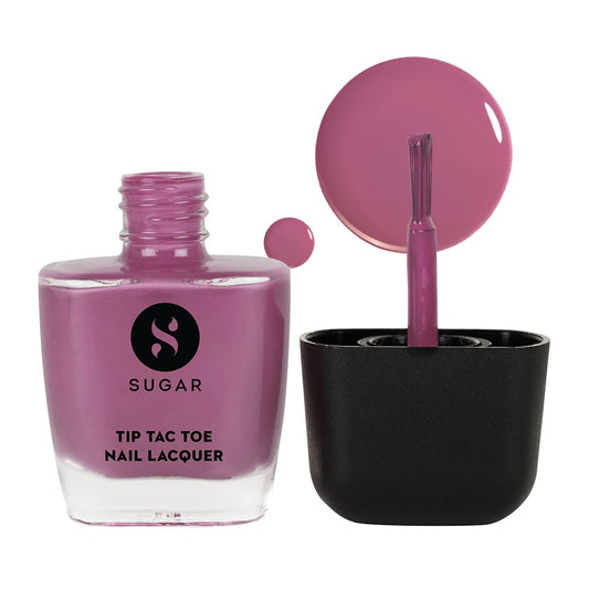 Sugar Cosmetics Tip Tac Toe Nail Lacquer Classic - 15 Pink Peony 10 MILLI_LITRE