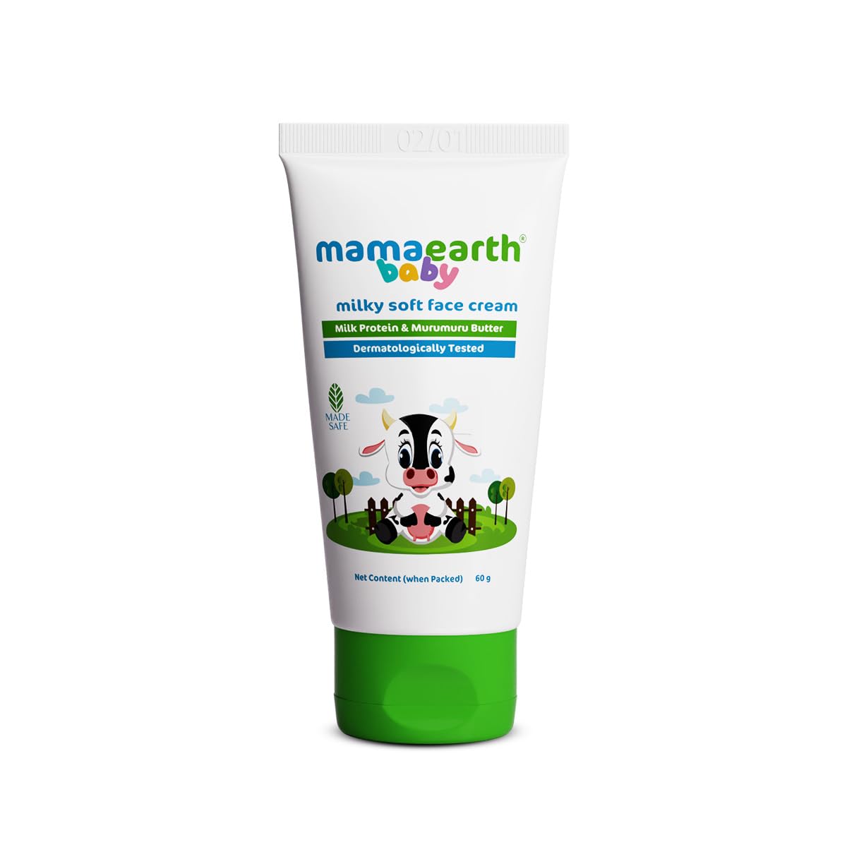MamaEarth Milky Soft Face Cream With Murumuru Butter For Babies 60 g