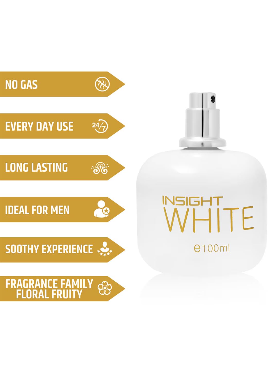INSIGHT WHITE EAU DE PARFUM (POUR HOMME) 100 ML
