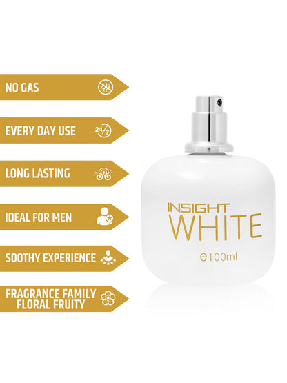 INSIGHT WHITE EAU DE PARFUM (POUR HOMME) 100 ML