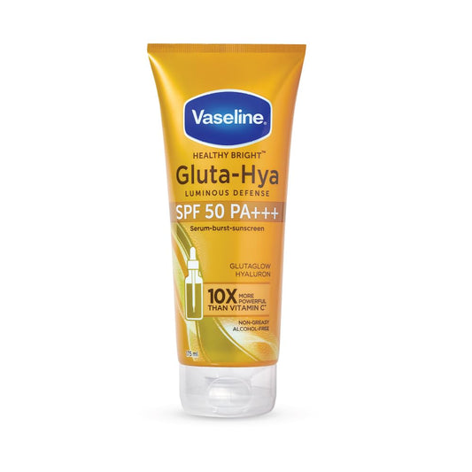 Vaseline Healthy Bright Gluta - Hya Spf 50 Pa+++ Serum-Burst-Sunscreen 70 g