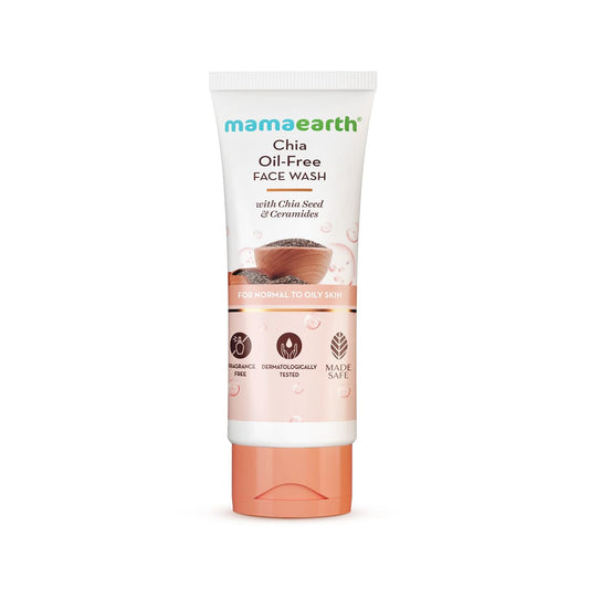 mamaearth Oil-Free Chia Seed & Ceramides FACE WASH 100 ml