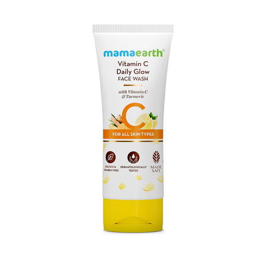 Mamaearth Vitamin C & Turmeric For Illumination Face Wash 100 ml