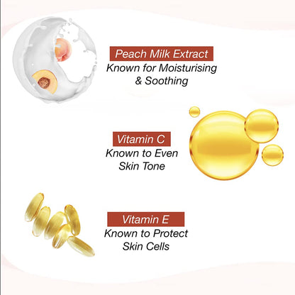 Lakme Peach Milk With Vit E + SPF 24 Intense Moisturizer 120 ml