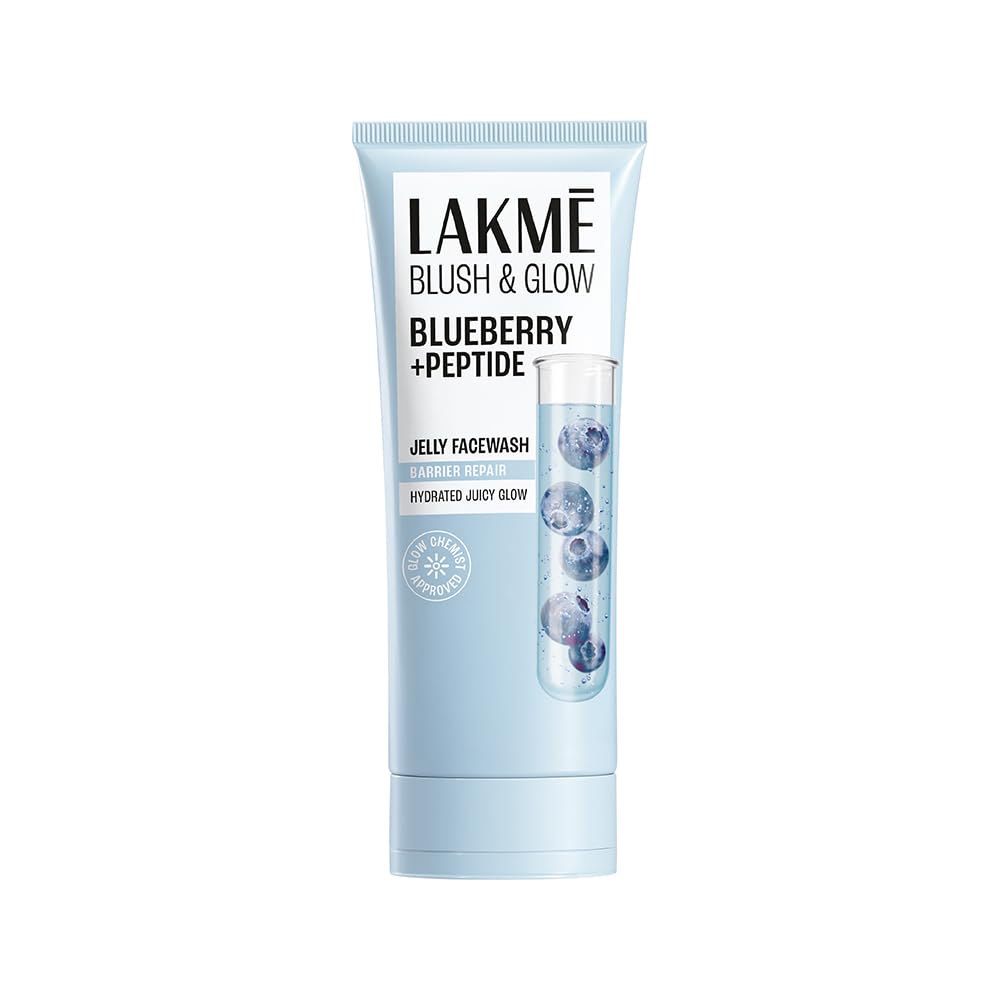 Lakme Blush & Glow Blueberry+Peptide Jelly Face Wash
