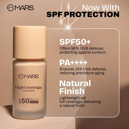 MARS Foundation High Coverage Formula - 08 40 ml