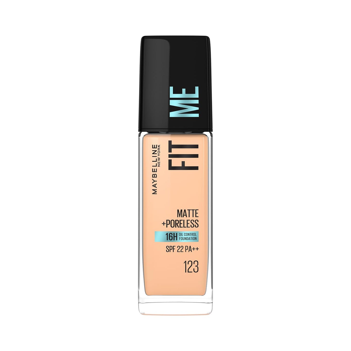 Maybelline New York Fit Me Matte+Poreless Liquid Foundation - 123 Soft Nude 30 MILLI_LITRE