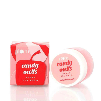Plum Candy Melts Melon Bubble-Yum Vegan Lip Balm 12 GRAM