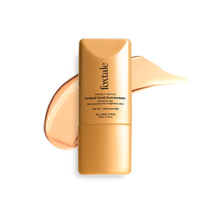 FOXTALE Perfect Match TINTED FLUID SUNSCREEN - 02 SAND