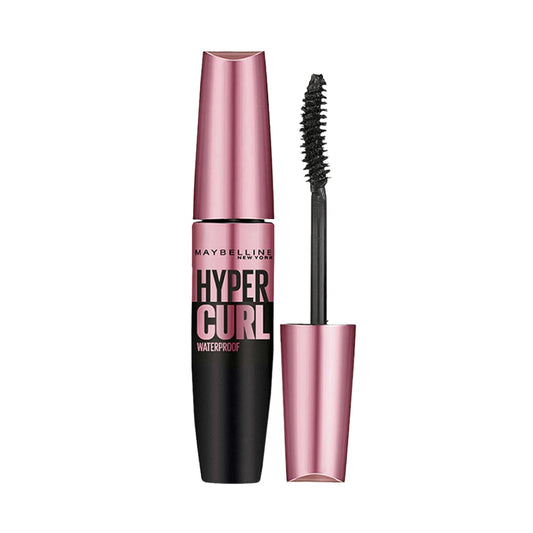 Maybelline New York Hypercurl Waterproof Mascara, Longlasting, Curls Lashes, Highly Pigmented Colour Black 9.199999809265137 MILLI_LITRE