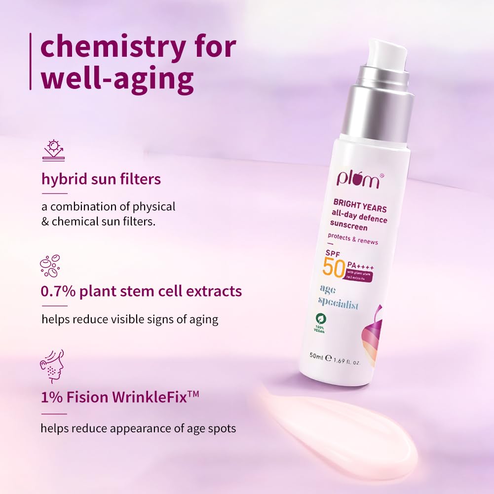 Plum Bright Years All Day Defence SPF 45 PA+++ Cream 50 MILLI_LITRE