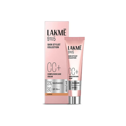 LAKME 9TO5 SKIN STYLIST COLLECTION SPF 30 PA++ CC CREAM - ALMOND 30 g