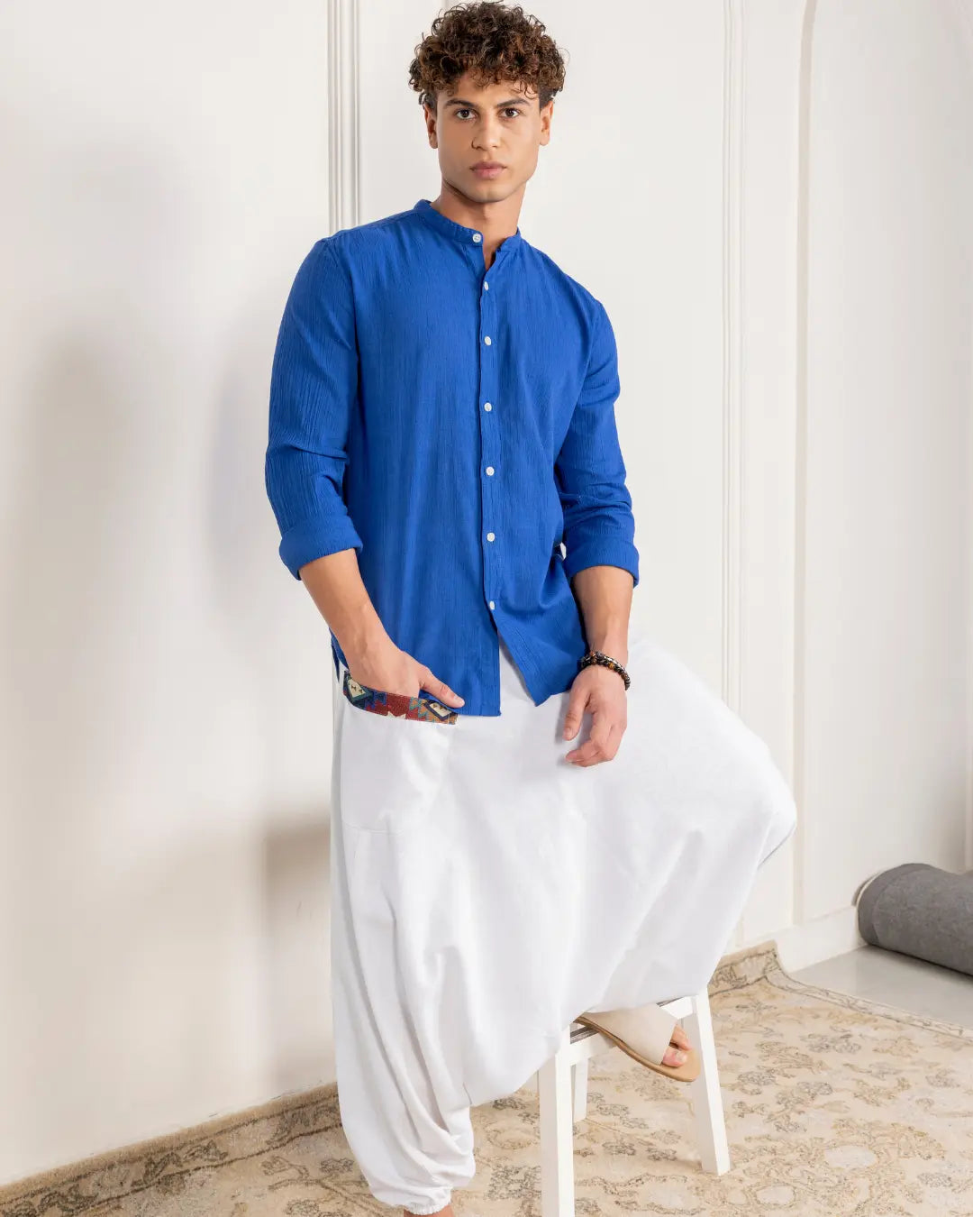 Aladdin Low Crotch Harem Pants House of Pure Eco