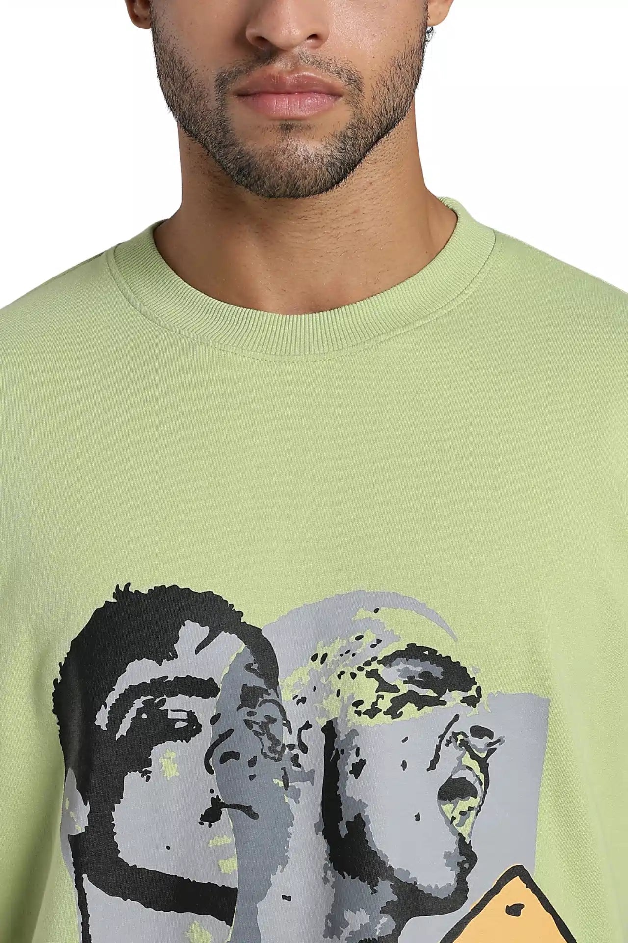 Green Dead End Oversized Printed T-shirt