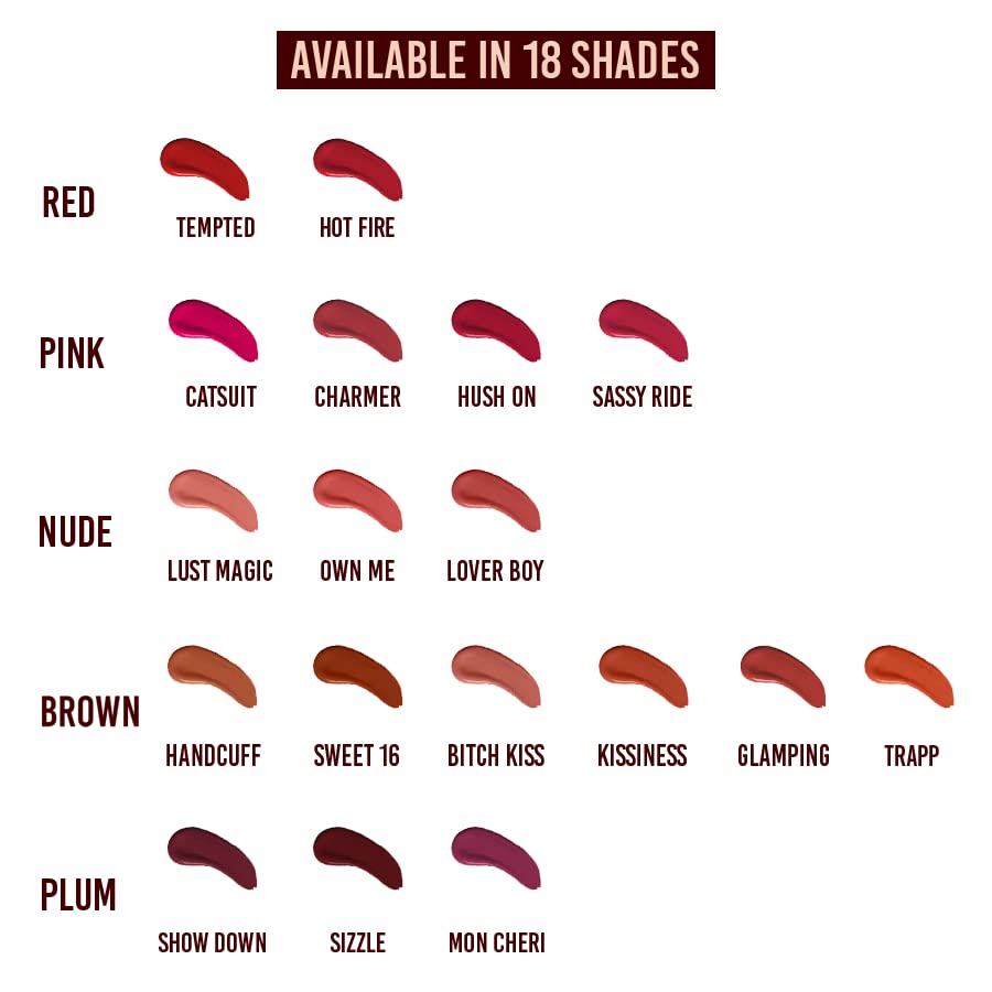 Colorbar powekiss vegan Matte lipcolor Handcuff 006