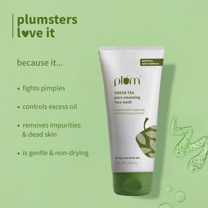 Plum Green Tea Pore Cleansing Face Wash 50 MILLI_LITRE