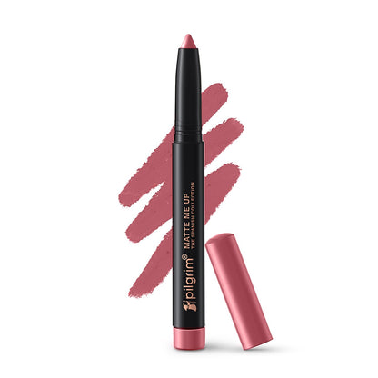 PILGRIM The Spanish Collection MATTE ME UP Lip Crayon (Primer+Matte Finish) - 24 Plum Secret 1.4g