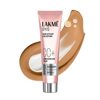 LAKME 9TO5 SKIN STYLIST COLLECTION SPF 30 PA++ CC CREAM - ALMOND 30 g