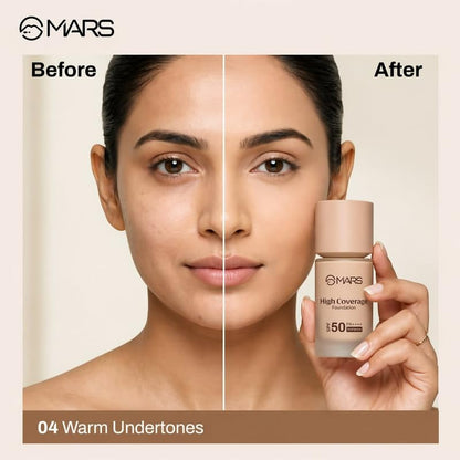 MARS Foundation High Coverage Formula - 08 40 ml