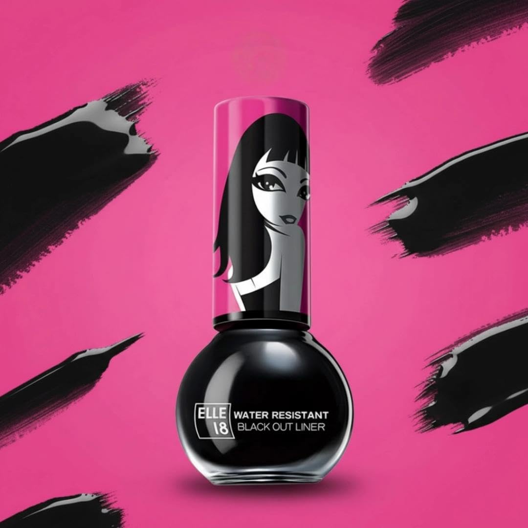 Elle 18 Water Resistant Black Out Liner 5 MILLI_LITRE