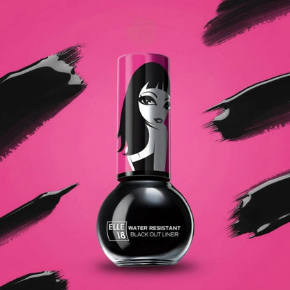 Elle 18 Water Resistant Black Out Liner 5 MILLI_LITRE