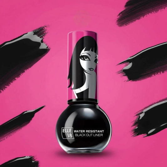 Elle 18 Water Resistant Black Out Liner 5 MILLI_LITRE