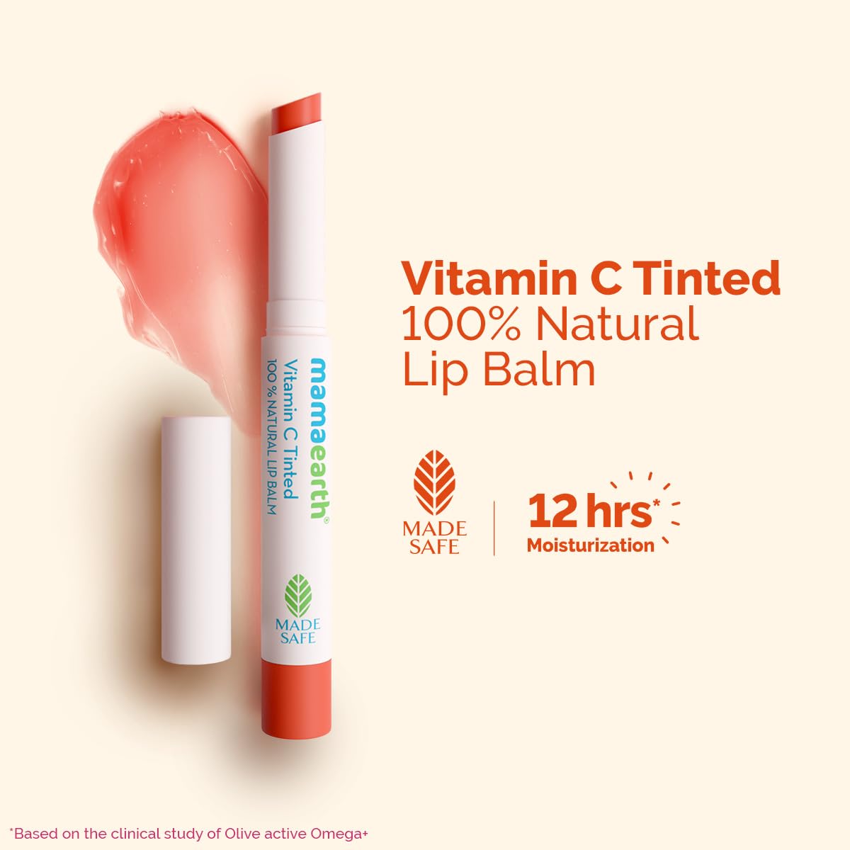 Mamaearth Vitamin C & Honey Natural Lip Color Lip Balm 2 g