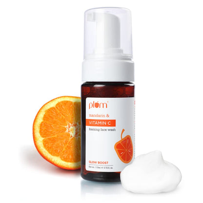 Plum Mandarin & Vitamin C Foaming Face Wash 110 MILLI_LITRE
