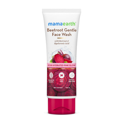 mamaearth Beetroot Gentle Face Wash & Hyaluronic Acid 100 ml