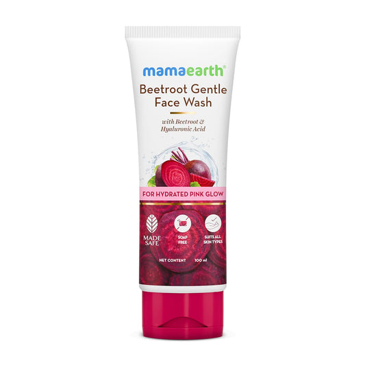 mamaearth Beetroot Gentle Face Wash & Hyaluronic Acid 100 ml