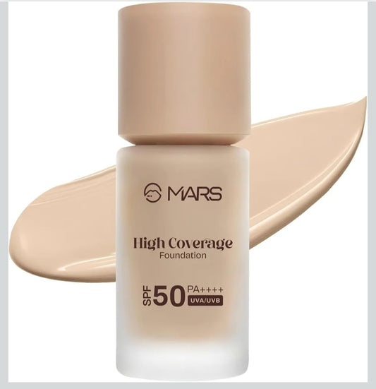 MARS High Coverage Foundation SPF 50 PA++++ - Beige 40 ml