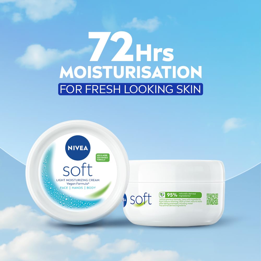 Nivea Soft Light Moisturizer Cream 100 ml