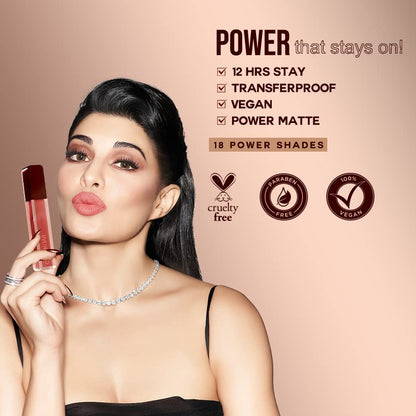 Colorbar powekiss vegan Matte lipcolor Lust magic 012 5ml