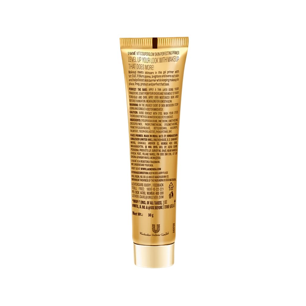 LAKME VIT C SUPERGLOW SKIN PERFECTING PRIMER - Transparent 30 g