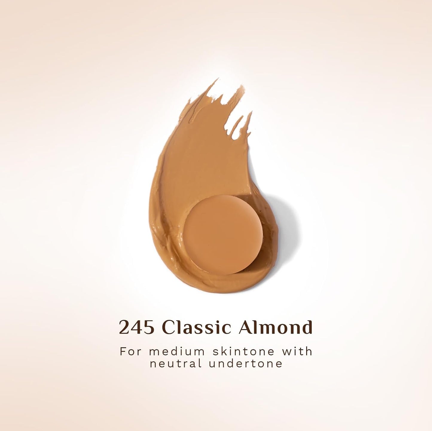 PILGRIM Dream Matte Foundation Stick (Lightweight+Full Coverage) - 245 Classic Almond 10g