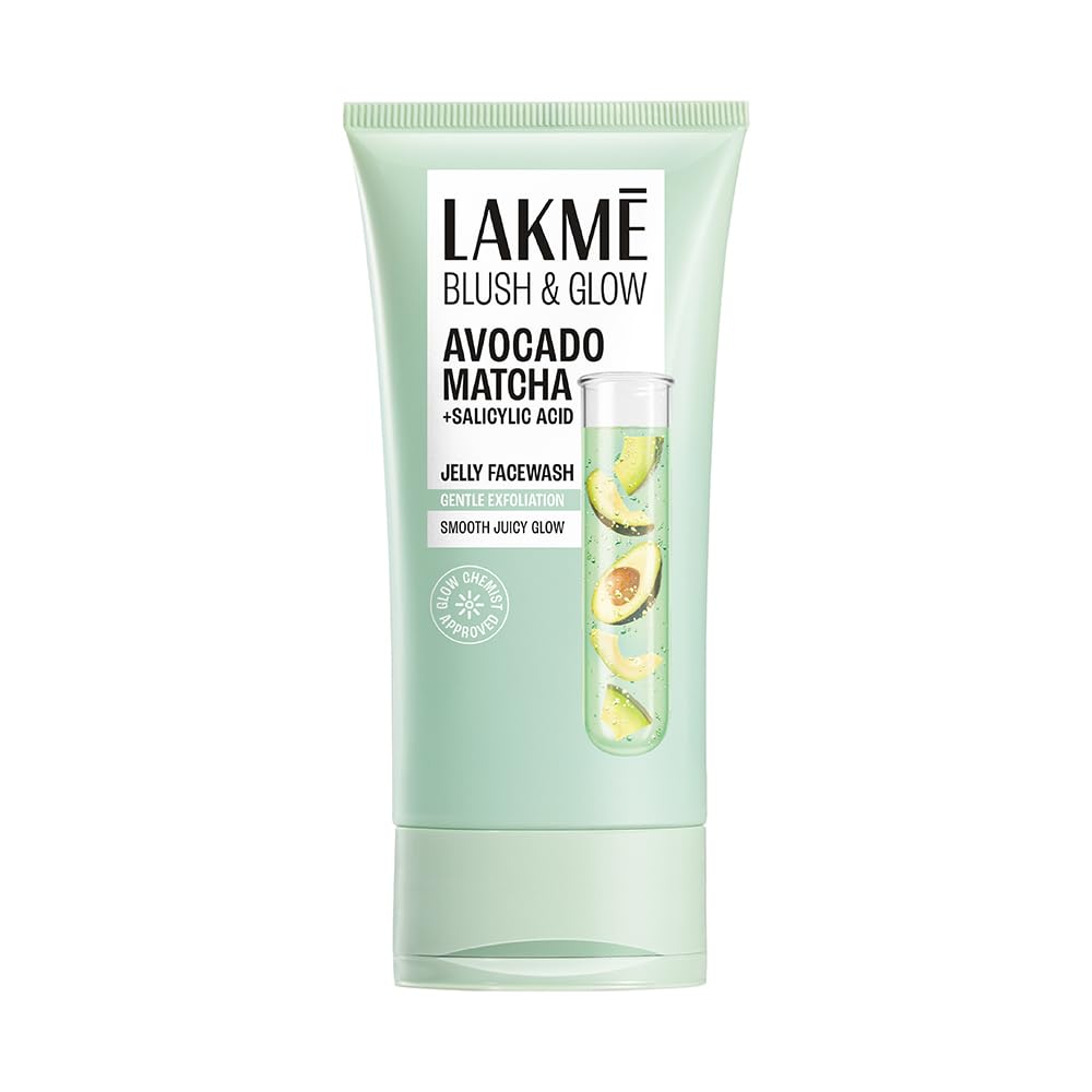 Lakme Blush & Glow Avocado Matcha + Salicylic Acid Jelly Face Wash