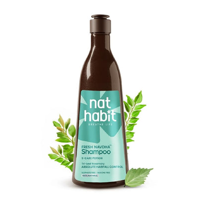 nat Habit FRESH NAVDHA Tri-Leaf Rosemary SHAMPOO 225 ml