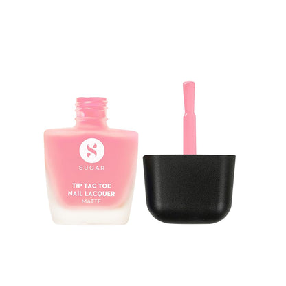 Sugar Cosmetics Tip Tac Toe Nail Lacquer Matte - 34 Flamingo Flair 9 MILLI_LITRE