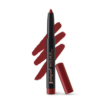 PILGRIM The Spanish Collection MATTE ME UP Lip Crayon (Primer+Matte Finish) - 32 Vixen Brown