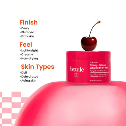 Foxtale cherry collagen clay mask