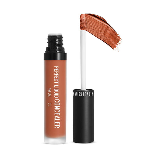 Swiss Beauty Liquid Light Weight Full Coverage With Matte Finish - Brown 6 g
