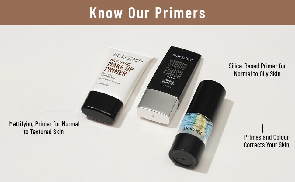 Swiss Beauty Oil Free Make Up Primer - Transparent 30 ml