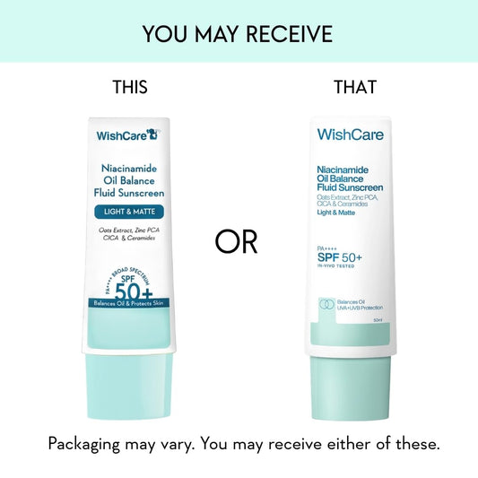Wishcare SPF 50+ PA++++ Niacinamide Oil Balance Sunscreen 50 g