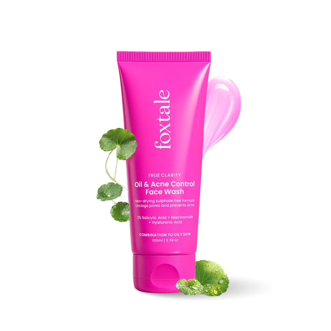 Foxtale TRUE CLARITY Oil & Acne Control Facewash 100 ml