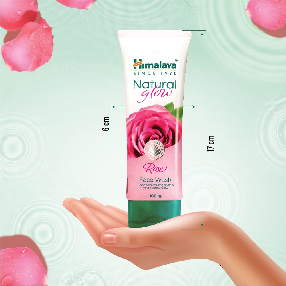 Himalaya Natural Glow Rose Face Wash 100 ml