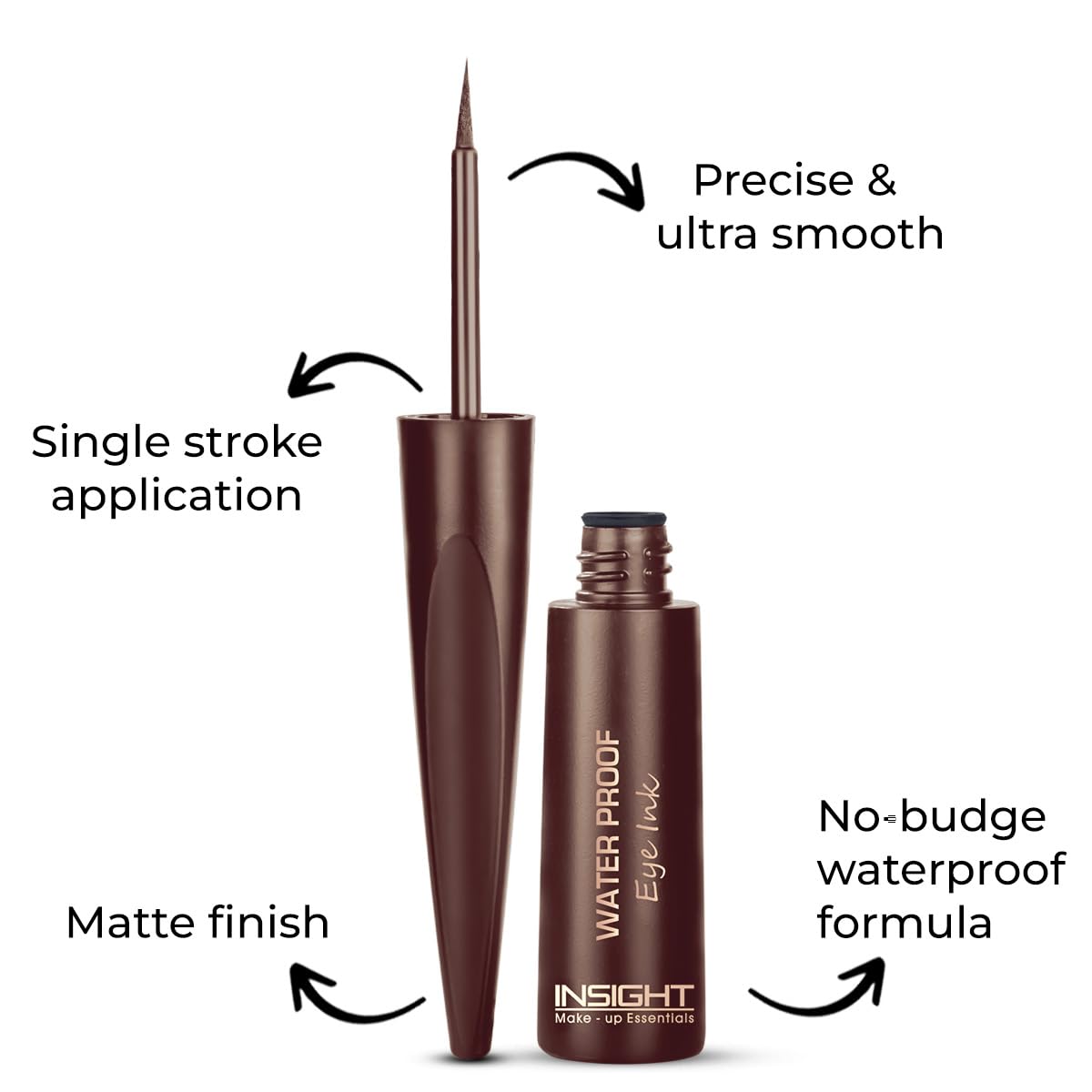 Insight Cosmetics Waterproof Eye Ink, Brown 6.5 g