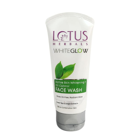 Lotus Herbals White Glow Active Skin Whitening + Oil Control Face Wash 100 g